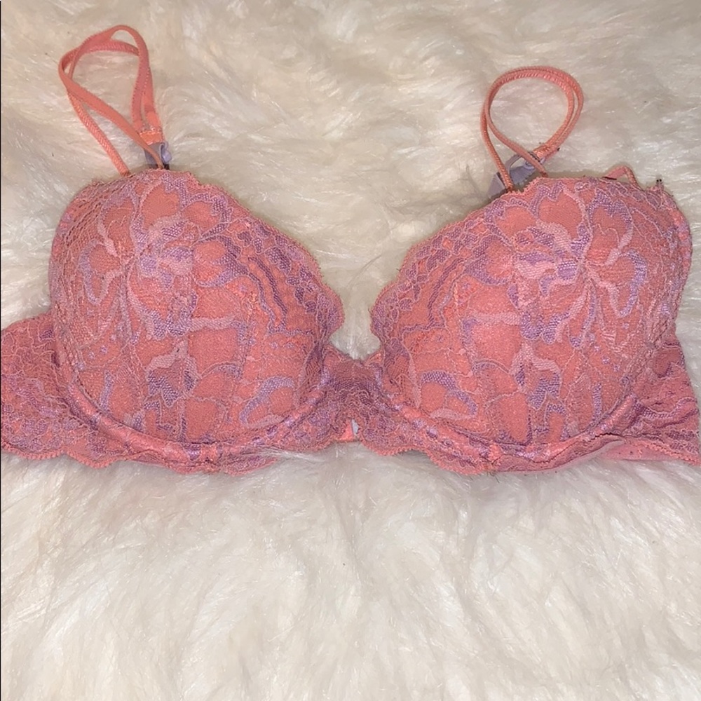Victoria’s Secret pink corset cup bra